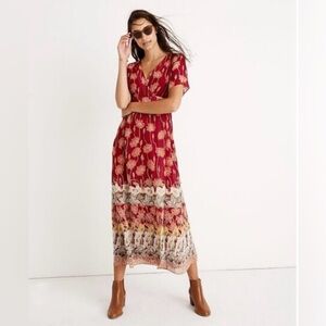 Madewell floral dress, like new!